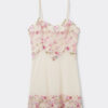 Babydoll med Pretty Flowers-print i tyl og blonder Babydoll med Pretty Flowers-print i tyl og blonder