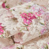 Babydoll med Pretty Flowers-print i tyl og blonder Babydoll med Pretty Flowers-print i tyl og blonder