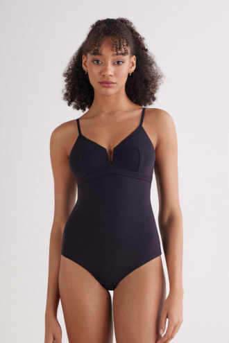 Bodysuit i frisk bambus med tynde stropper