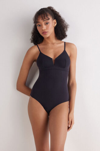 Bodysuit i frisk bambus med tynde stropper