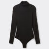 Bodysuit med høj krave i ultralet modal med kashmir Bodysuit med høj krave i ultralet modal med kashmir