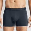 Bomuldsboxershorts med synlig elastik