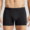 Bomuldsboxershorts med synlig elastik