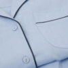Chambray Ni lang pyjamas i bomuld og modal