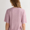 Chic og behagelig modalbluse med korte ærmer Chic og behagelig modalbluse med korte ærmer