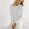 Chic og komfortabel langærmet modalbluse med knapper Chic og komfortabel langærmet modalbluse med knapper