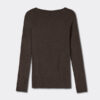 Crewneck-top i modal light med cashmere lame Crewneck-top i modal light med cashmere lame