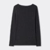 Crewneck-top i modal light med cashmere lame Crewneck-top i modal light med cashmere lame