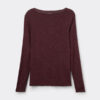 Crewneck-top i modal light med cashmere lame Crewneck-top i modal light med cashmere lame