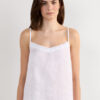 Den rene linnedbluse i linnedstof Den rene linnedbluse i linnedstof