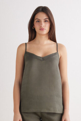 Den rene linnedbluse i linnedstof