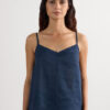 Den rene linnedbluse i linnedstof Den rene linnedbluse i linnedstof