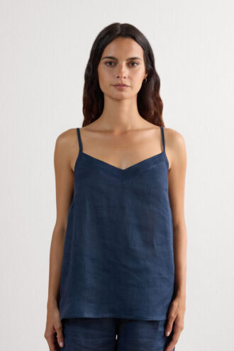 Den rene linnedbluse i linnedstof