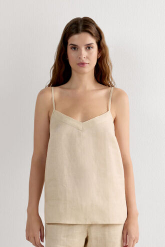 Den rene linnedbluse i linnedstof