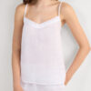 Den rene linnedbluse i linnedstof Den rene linnedbluse i linnedstof