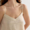 Den rene linnedbluse i linnedstof