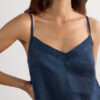 Den rene linnedbluse i linnedstof Den rene linnedbluse i linnedstof