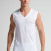 Ekstrafin superior bomuld V-hals tank top