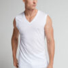 Ekstrafin superior bomuld V-hals tank top