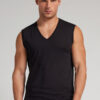 Ekstrafin tank top i superfin bomuld med V-hals Ekstrafin tank top i superfin bomuld med V-hals