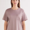 Elevated bomuldsbluse med korte ærmer Elevated bomuldsbluse med korte ærmer