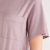 Elevated bomuldsbluse med korte ærmer Elevated bomuldsbluse med korte ærmer
