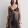 Flirt Fearlessly babydoll med blonder Flirt Fearlessly babydoll med blonder
