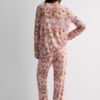 Fresh Bamboo lang pyjamas med blomsterprint