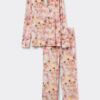 Fresh Bamboo lang pyjamas med blomsterprint