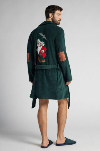 Grumpy ©Disney fleece-morgenkåbe