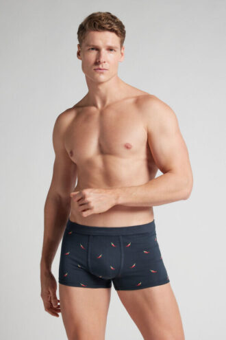 Hot Pepper Print Superior bomuldsboxershorts