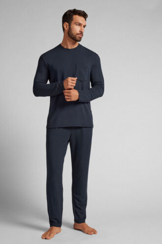 Lang pyjamas i blødt modal