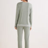 Lang pyjamas med blondekant i modal Lang pyjamas med blondekant i modal