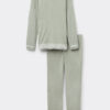 Lang pyjamas med blondekant i modal Lang pyjamas med blondekant i modal