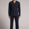 Lang pyjamas med knapper foran i super bomuld Lang pyjamas med knapper foran i super bomuld