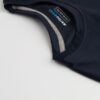 Langærmet bluse med rund hals i merinould Langærmet bluse med rund hals i merinould