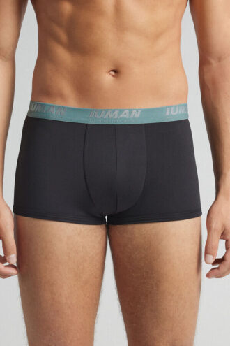 Microfiber-boxershorts med logo