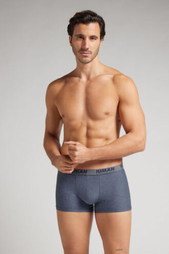 Microfiber-boxershorts med logo