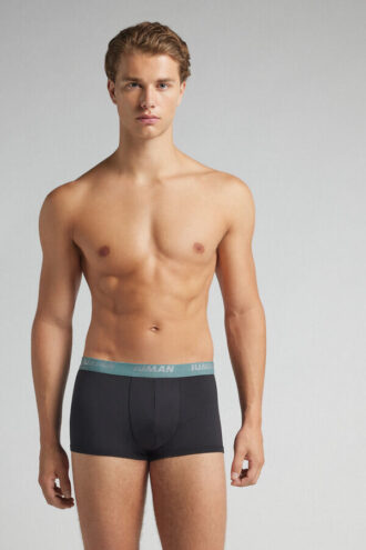 Microfiber-boxershorts med logo