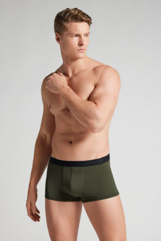 Microfiber-boxershorts med logo