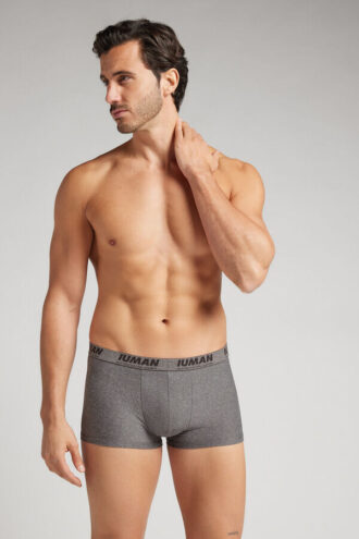 Microfiber-boxershorts med logo