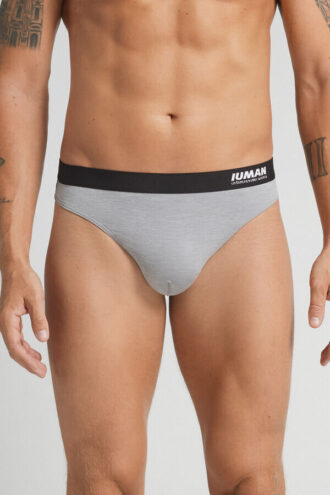 Microfiber-thong med logo