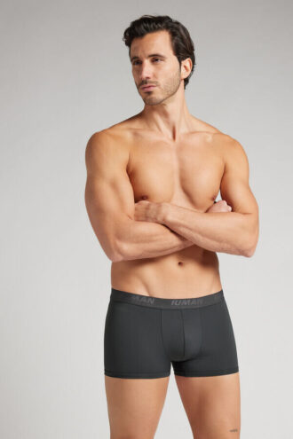 Mikrofiberboxershorts med logo