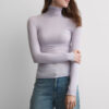 Modal Cashmere Ultralet Top med høj halsudskæring Modal Cashmere Ultralet Top med høj halsudskæring