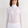 Modal Cashmere Ultralet Top med høj halsudskæring Modal Cashmere Ultralet Top med høj halsudskæring