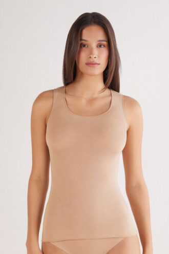 Modal Cashmere Ultralight Wide-Shoulder Top Modal Cashmere Ultralight Wide-Shoulder Top