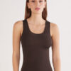 Modal Cashmere Ultralight Wide-Shoulder Top