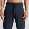 Modal- og silke-piqué-shorts