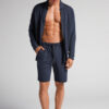 Modal- og silke-piqué-shorts