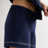 Modal shorts med kontrastkant